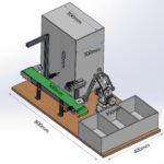 MÔ HÌNH ROBOT PHÂN LOẠI MÃ MÀU PLC SIEMENS S7 1200